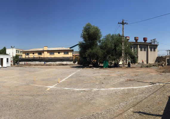 Construcción Estacionamiento Colegio Chacabuco de Los Andes.